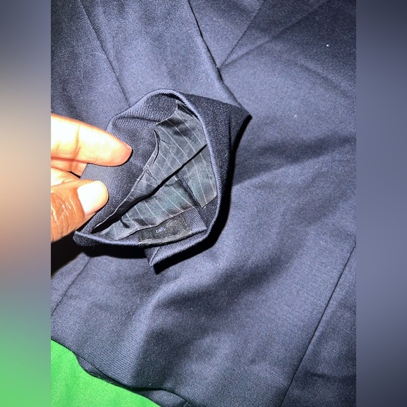 Rag & Bone Blue/ Black 100% Wool Blazer size 00 - Picture 7 of 10